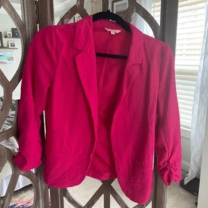 Candies Magenta Open Blazer (short style)